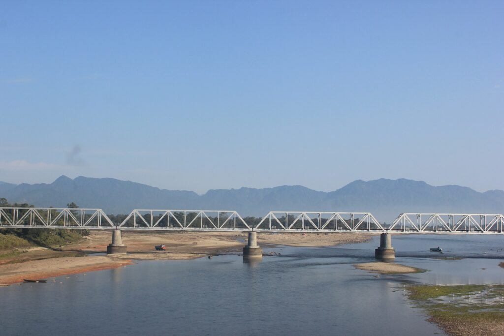 Subansiri river in Lakhimpur Assam