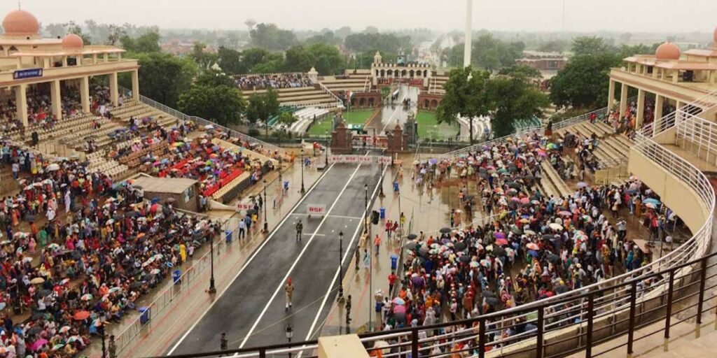 wagah border amritsar tourism entry fee timings holidays reviews header