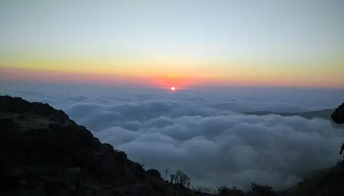 Sunset at sandakphu