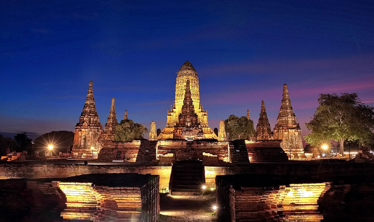 วัดไชยวัฒนาราม 4 จังหวัดพระนครศรีอยุธยา