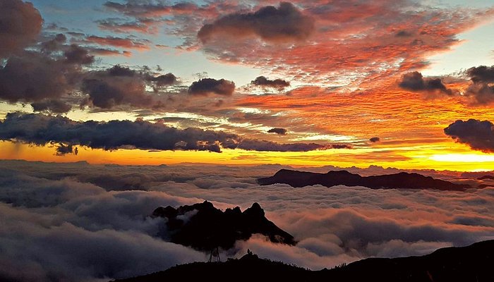 the sunrise moment from