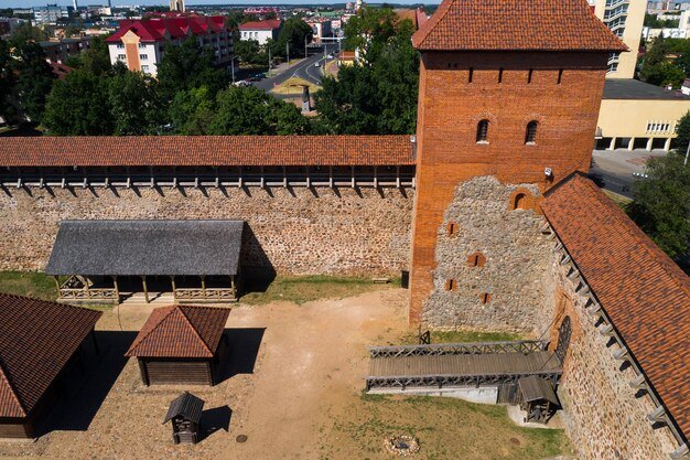 bird s eye view medieval lida castle lida belarus castles europe 217593 10970