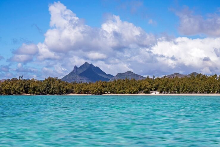 scenic view swimming pool by lake against sky 1048944 4737684