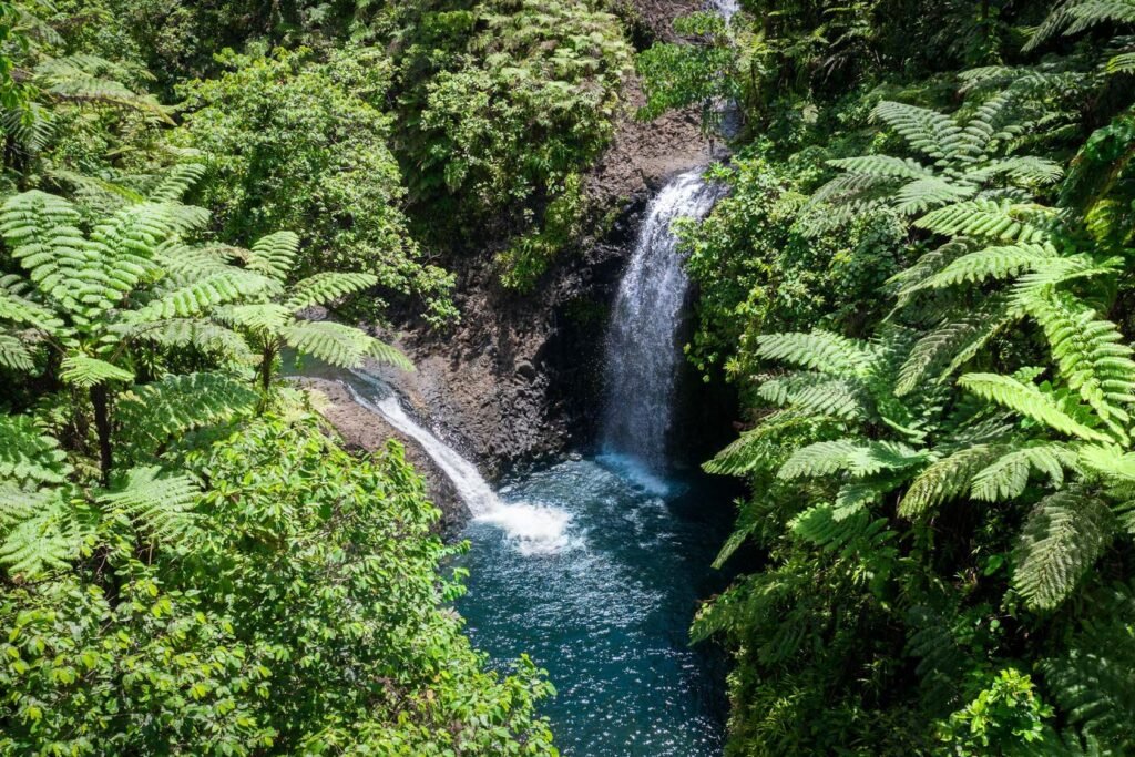 Lavena Waterfall Drone View Taveuni edited 6x4 1