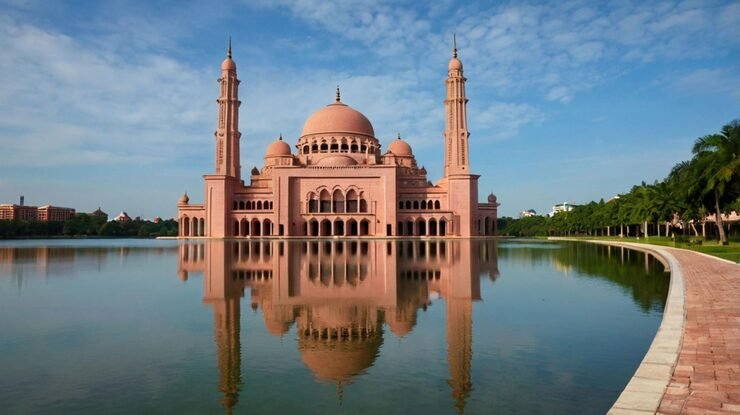 Top 5 Tourist Places in Sharqia, Egypt 7 mosque with reflection sky surrounding water 1198673 3095