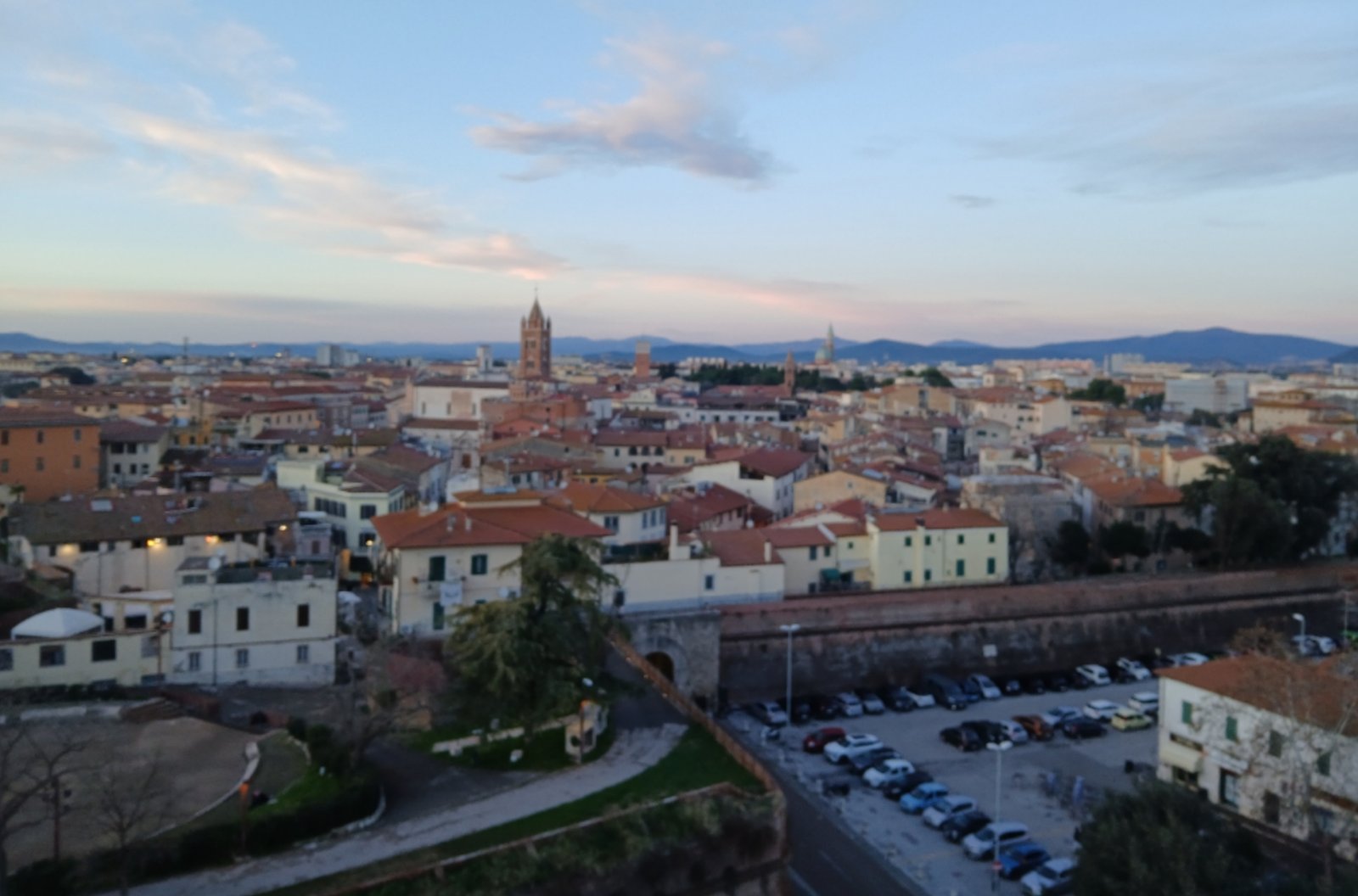 Centro storico di Grosseto dallalto