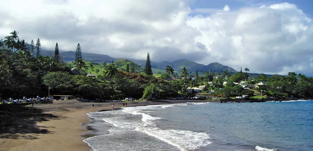 Hana Beach Park Maui Hawaii island