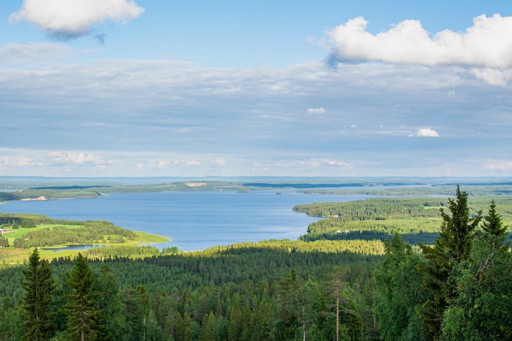Top 18 Tourist Places in Finland 4 Kainuu Finland aerial 1