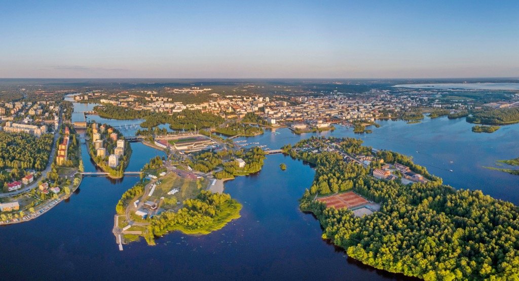 Top 18 Tourist Places in Finland 3 North Ostrobothnia Finland Oulanka aerial2