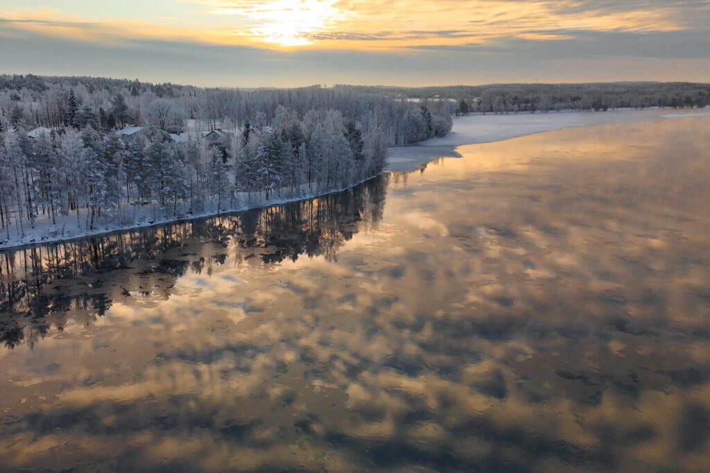 Top 18 Tourist Places in Finland 8 Winter in South Karelia Finland Vuoksi river travelinmypocket 1024x682 1