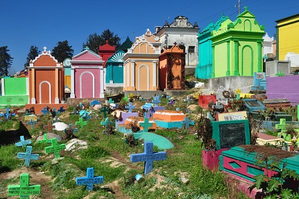 colorful crypts and tombs