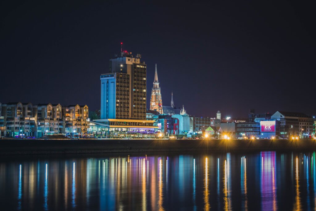 Osijek panorama Gornji grad