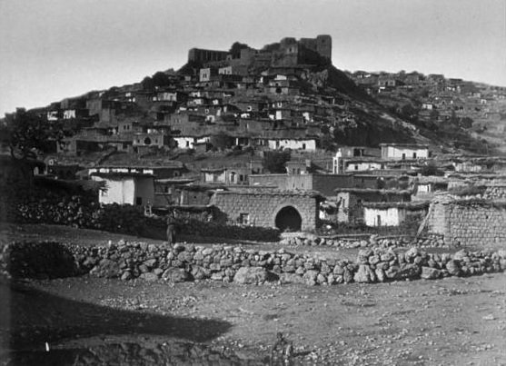 Rashaya and citadel in 19th century Bonfils 1