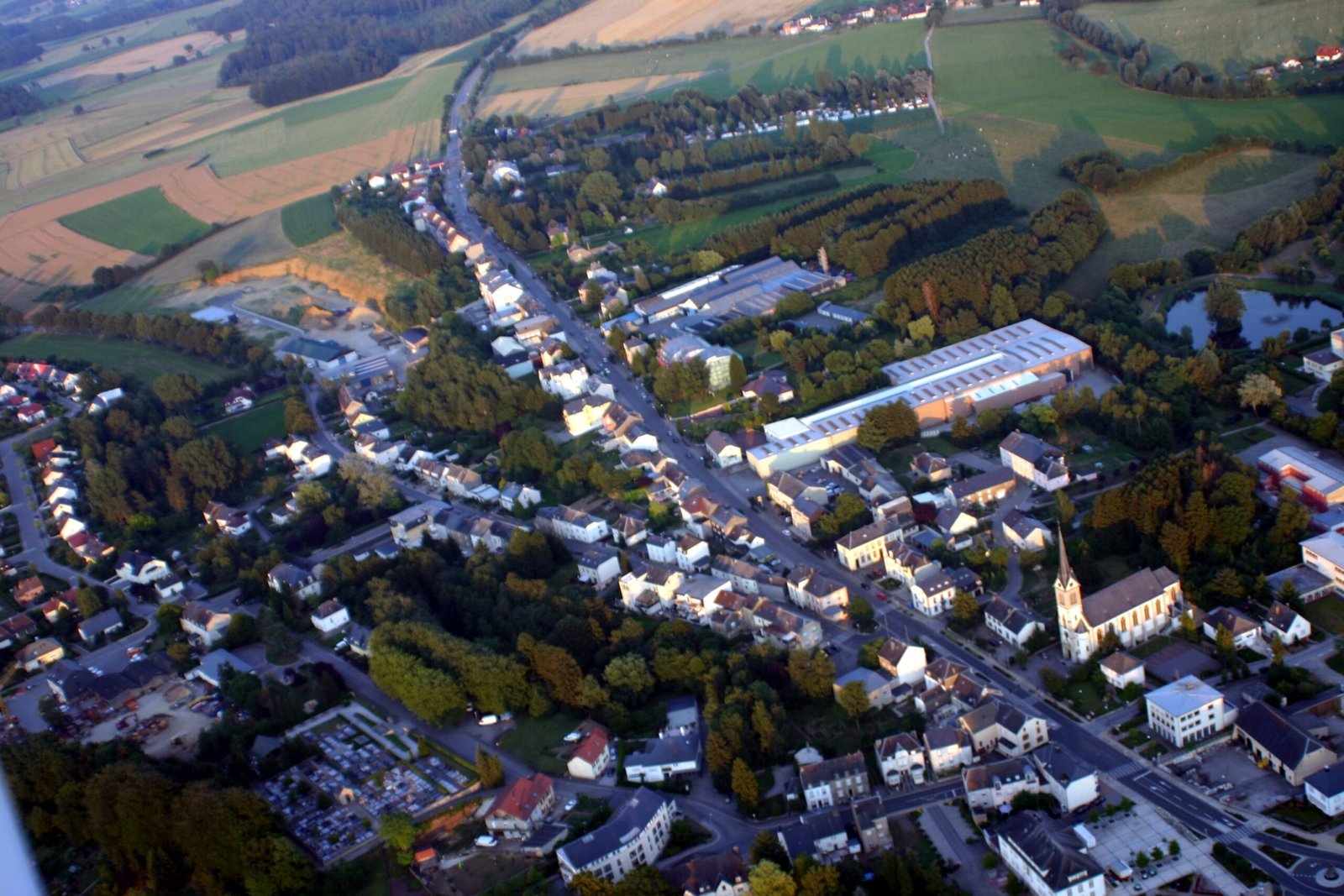 Steinfort aerial view scaled