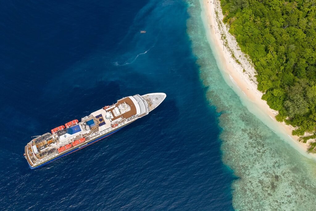 THUMB micronesias atolls and islands boat aerialcopy