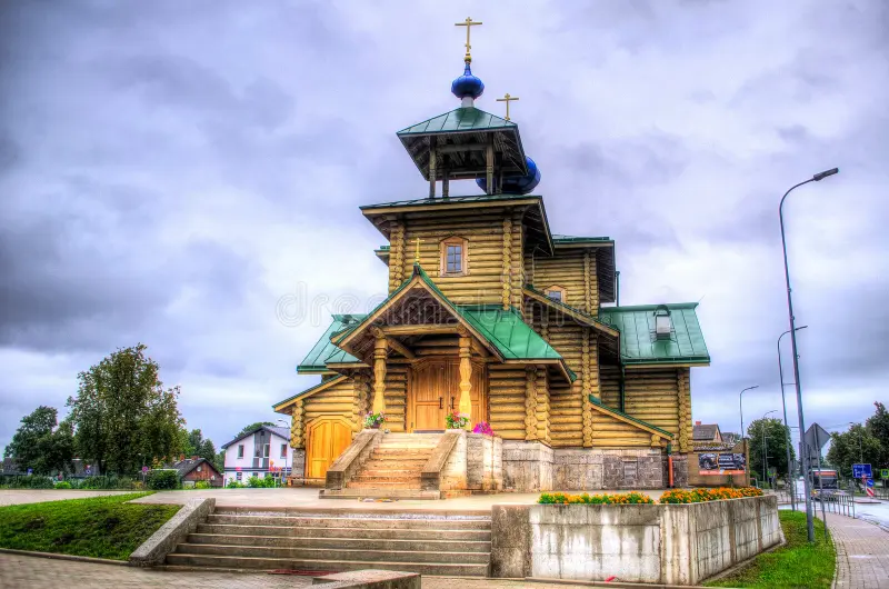 balvi wooden orthodox church latvia 214377731