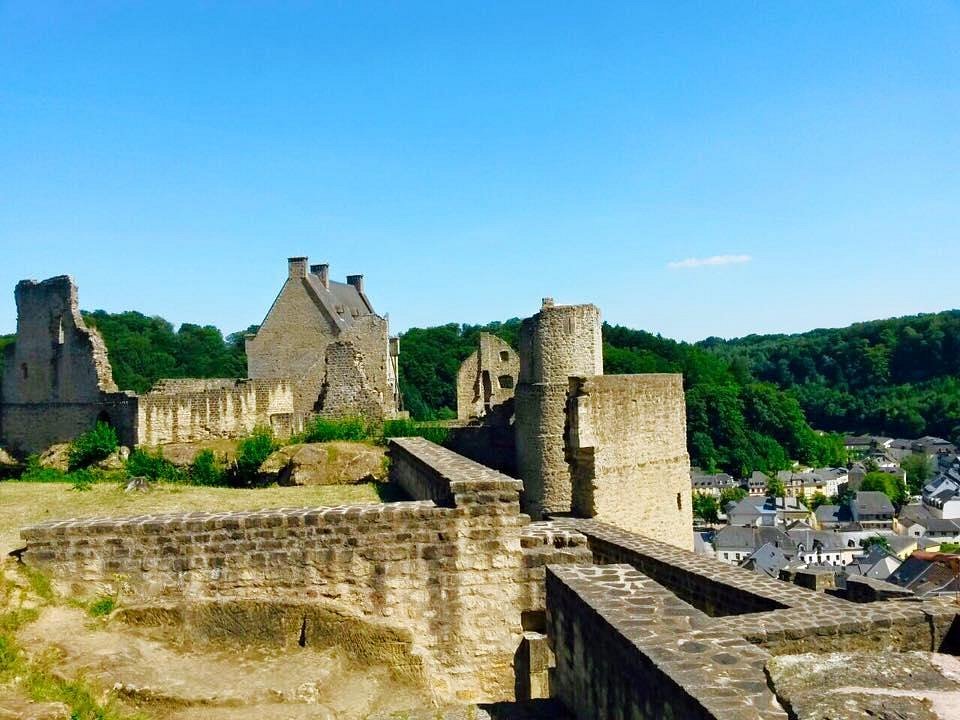 castle wall with view