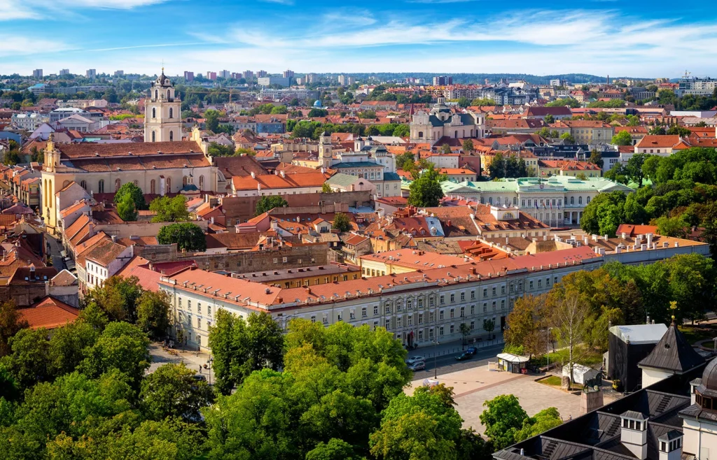 town section Vilnius Lithuania