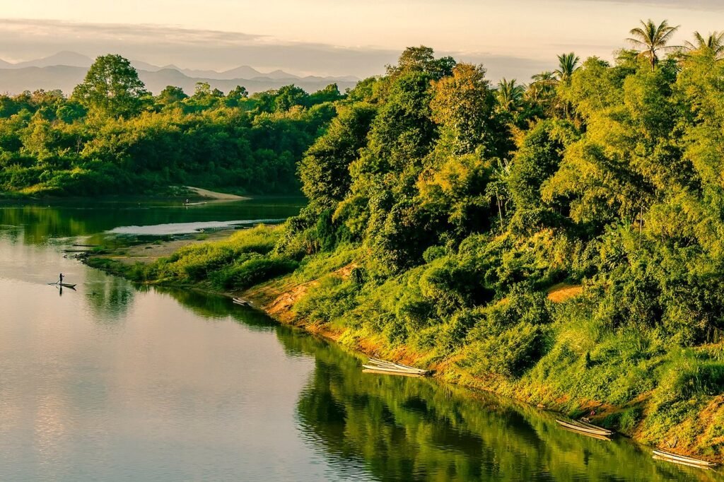 Best place to visit in Attapeu 5 view on the xekong river