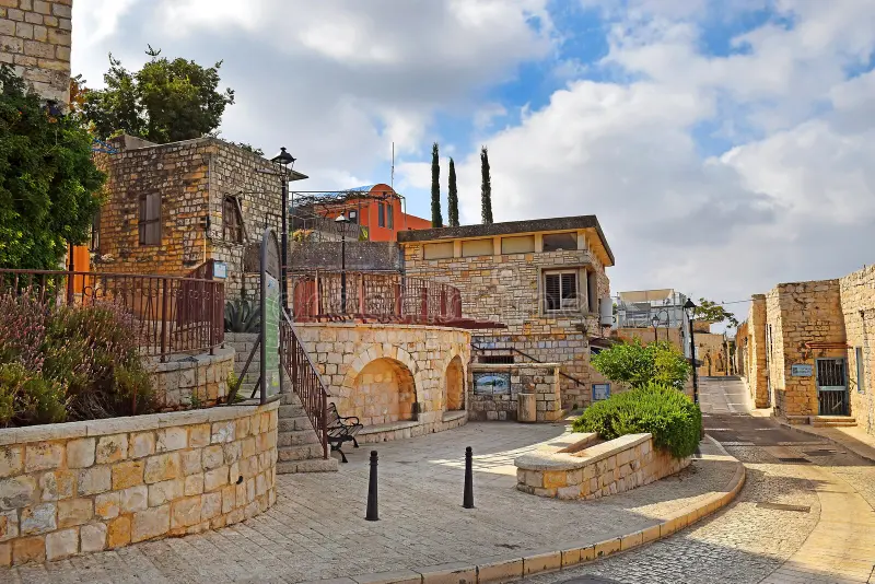 walk old town safed israel walk old town safed center kabbalah jewish mysticism upper 153778140